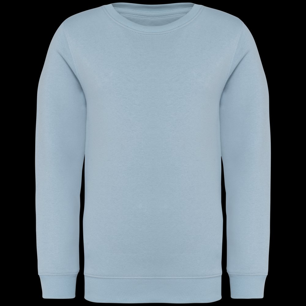 Sweat-shirt écoresponsable à col rond enfant