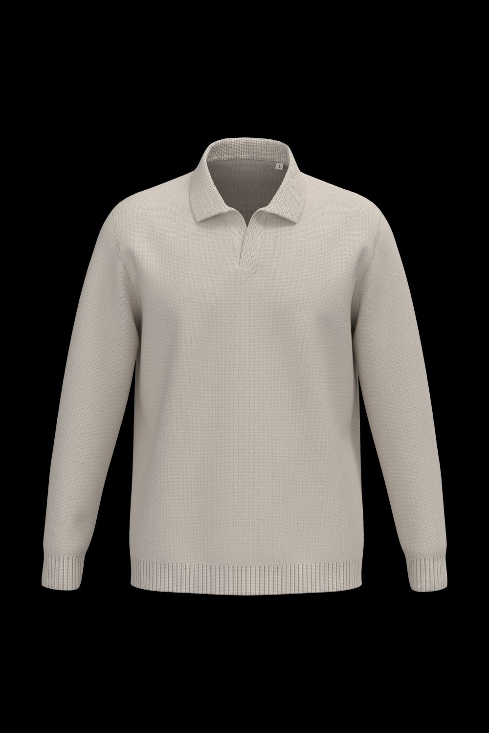 Pull homme à col polo