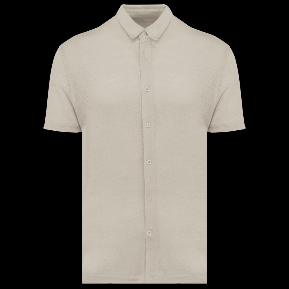 Chemise à manches courtes en lin homme