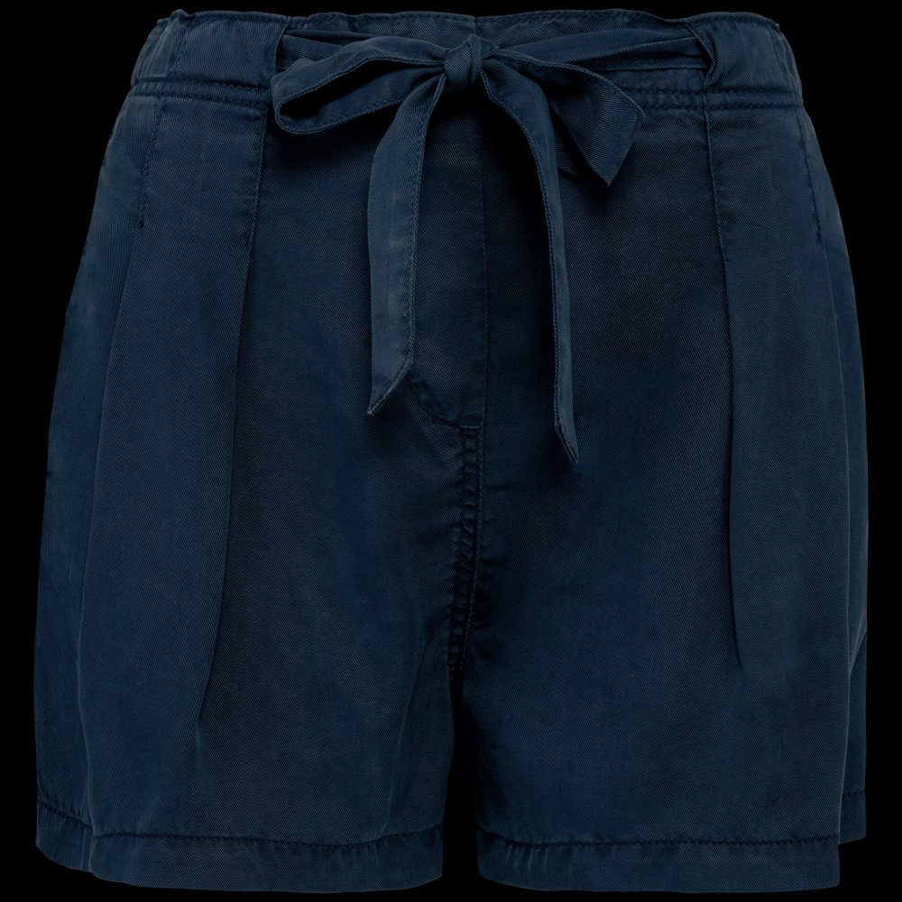 Short écoresponsable délavé en lyocell femme