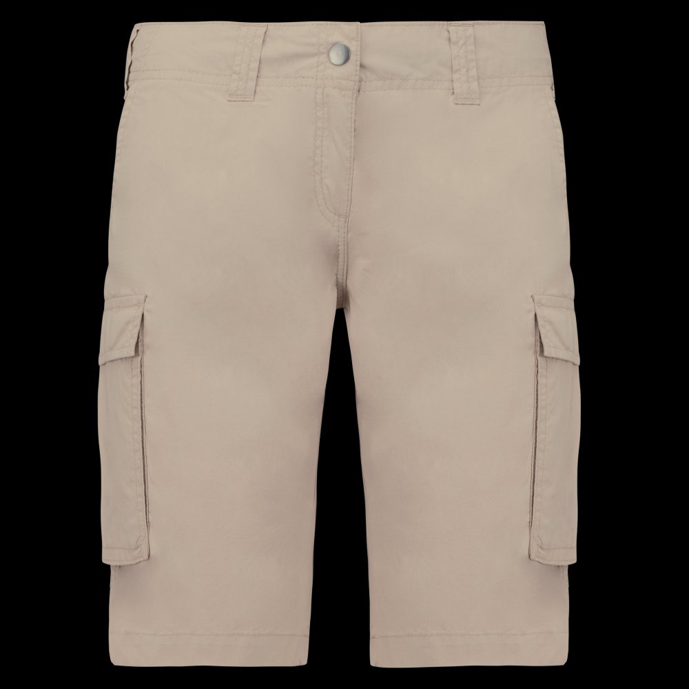 Bermuda léger multipoches femme
