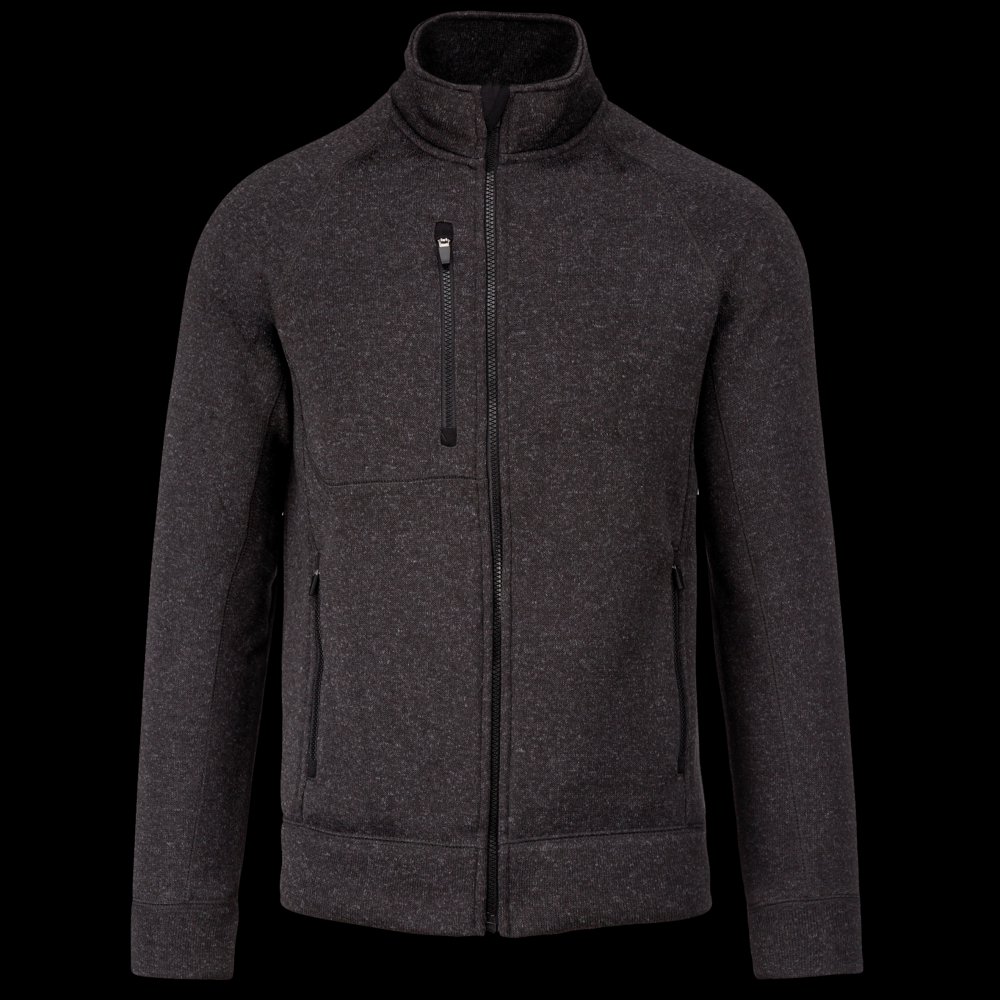 Veste zippée chinée homme
