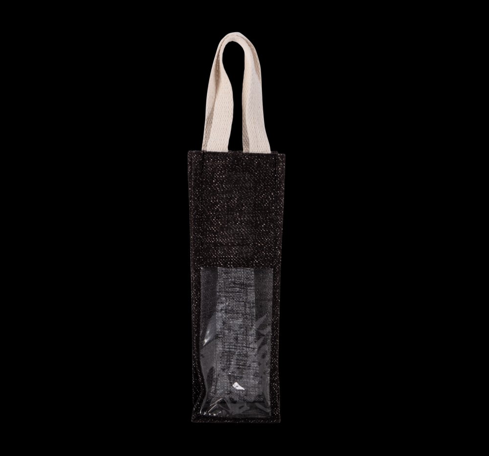 Sac porte-bouteille en jute