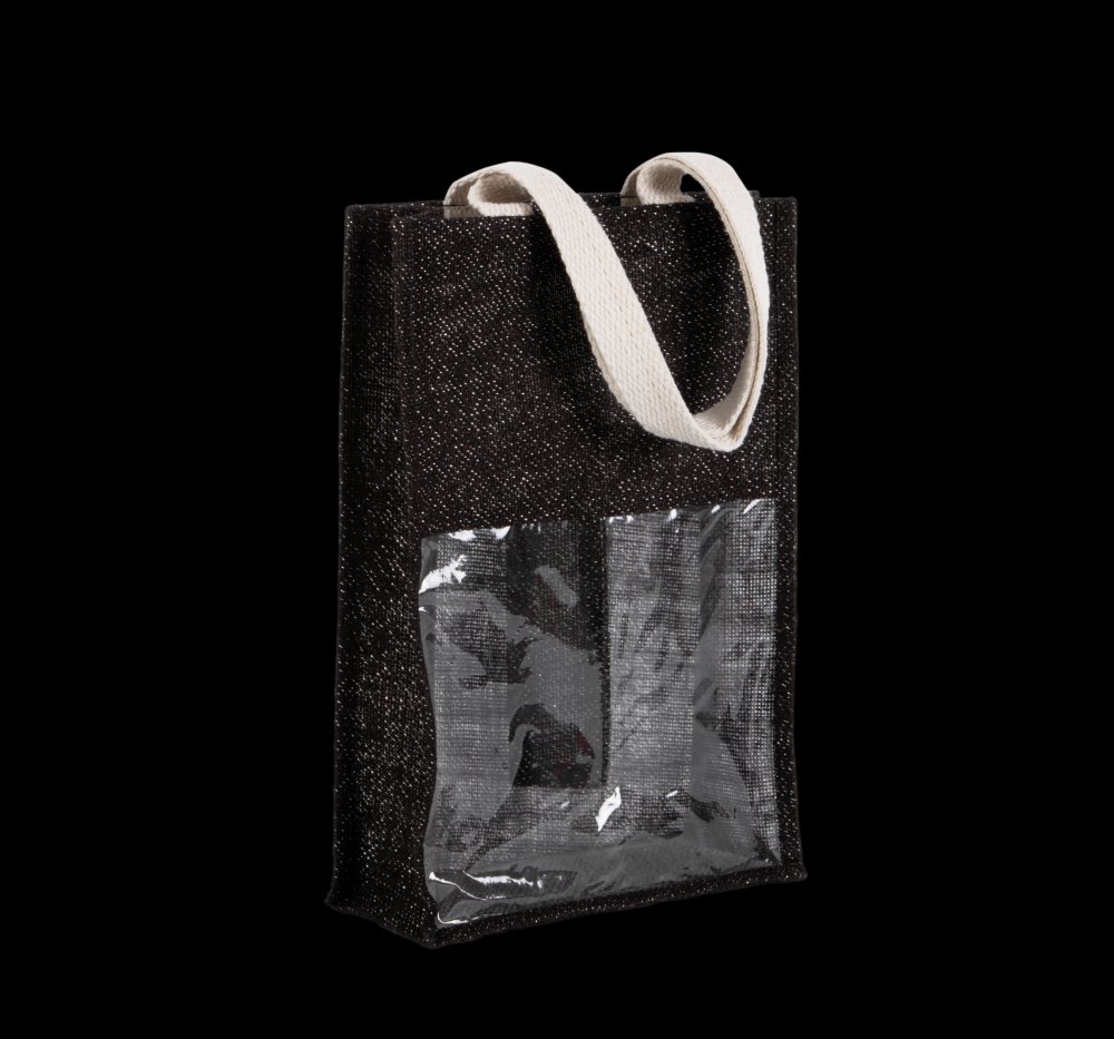 Sac porte-bouteilles en jute
