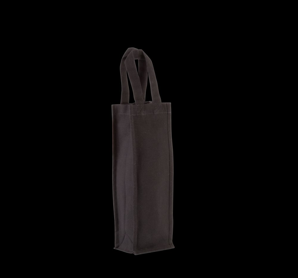 Sac porte-bouteille en coton canvas