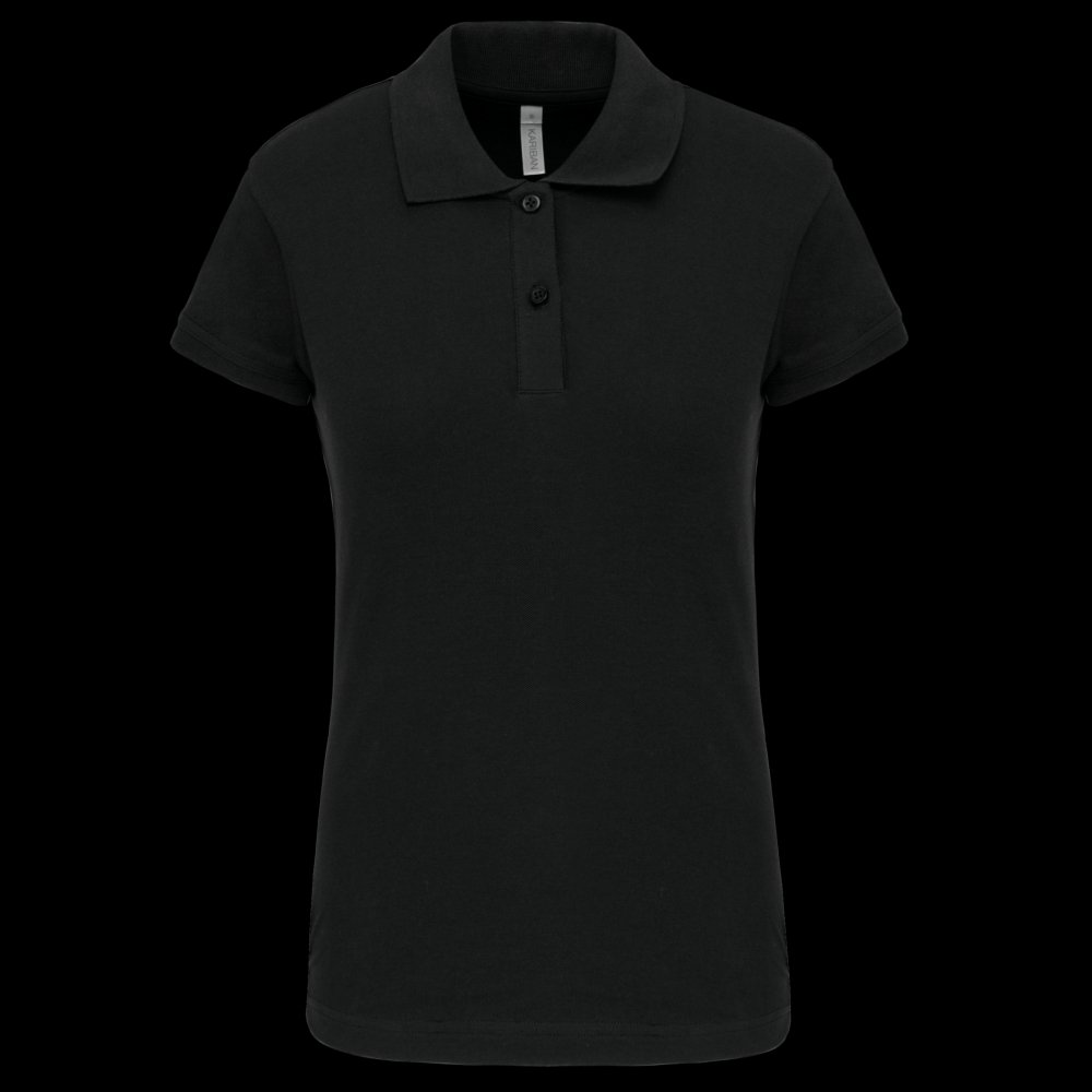 Polo piqué manches courtes femme