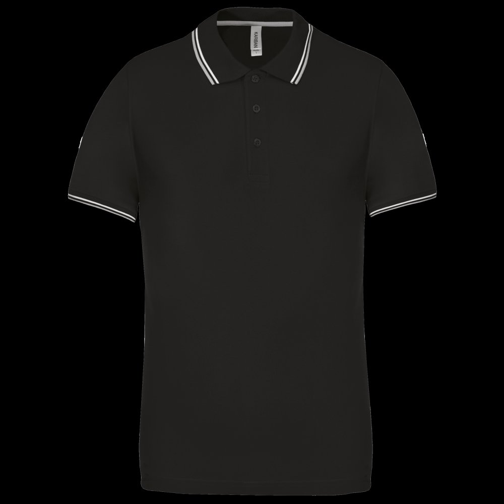 Polo maille piquée manches courtes homme