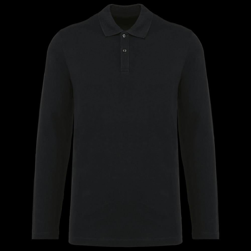 Polo Supima® manches longues homme